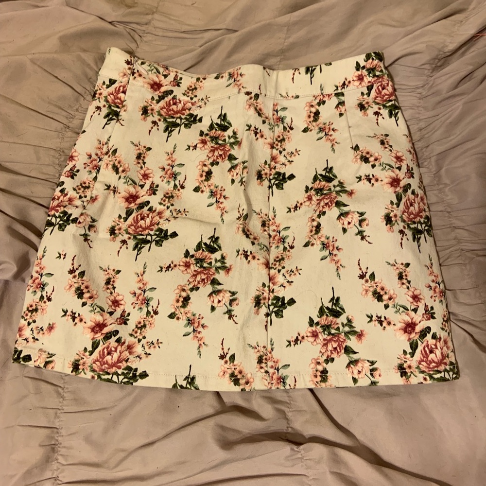 forever 21 floral skirt